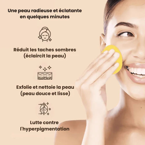 Coton Nettoyants au Curcuma 3 en 1