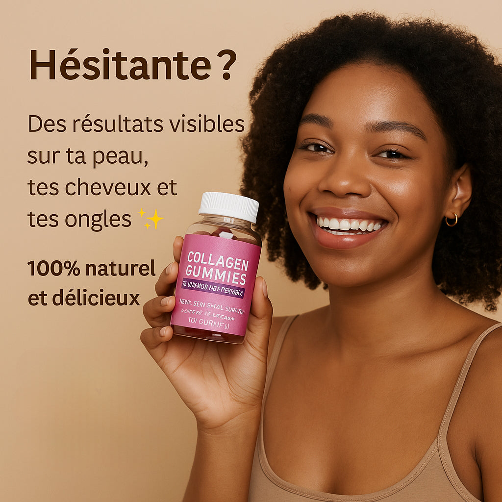Gummies au Collagène pour Peau, Cheveux & Ongles