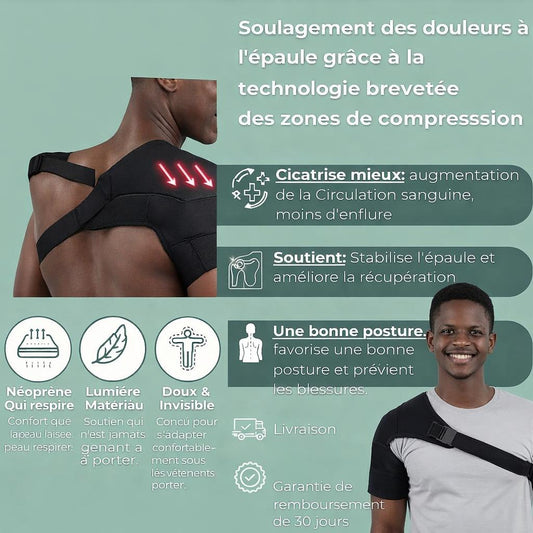 ÉpauleConfort® - Libérez-vous des douleurs avec notre soutien innovant pour l'épaule.